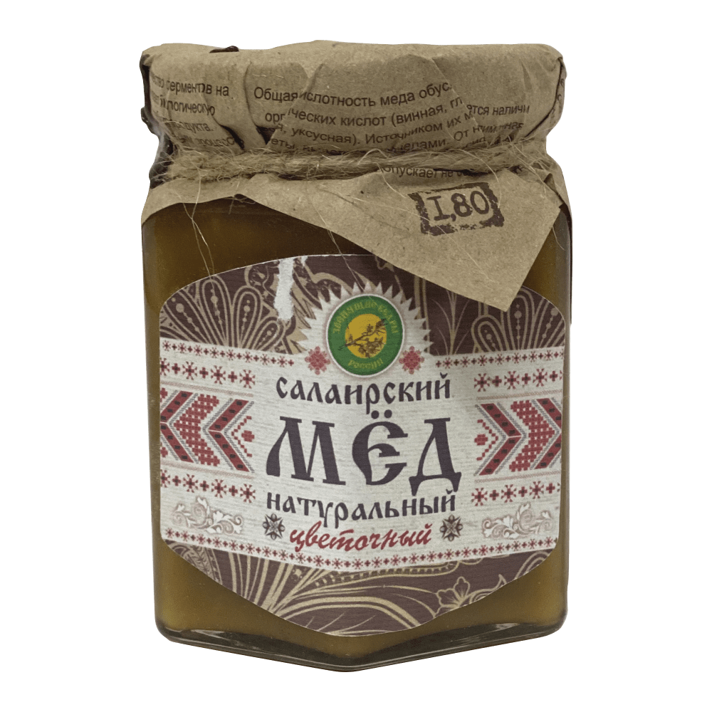 Мед Салаирский цветочный, 260 г