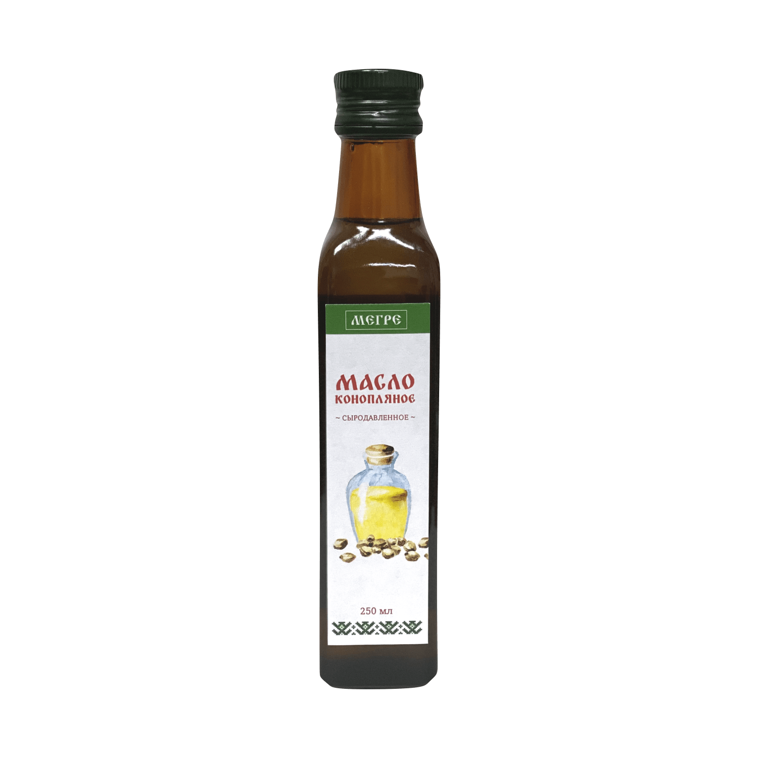 Масло конопляное сыродавленное, 250 мл