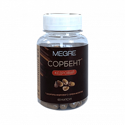 Сорбент кедровый, 60 капсул